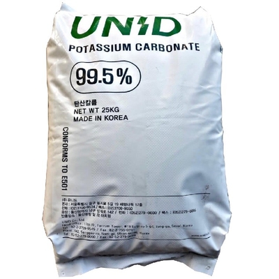 Carbonato de potássio industrial da categoria, 99.5%min K2CO3 para o uso da agricultura