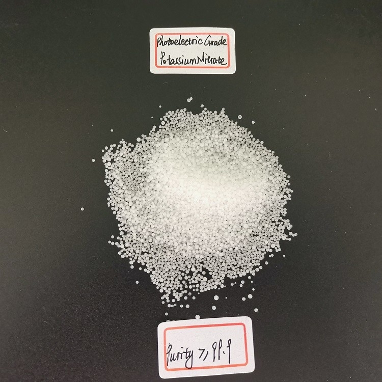 990,9% de nitrato de potássio de pureza, cristal branco KNO3 CAS 7757-79-1 Nitrato de potássio