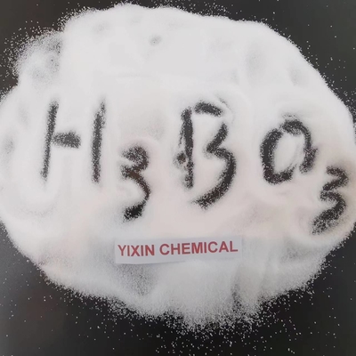 Pureza de grau técnico 99,6% Ácido bórico cristalino branco, óxido de boro 56% CAS 10043-35-3 Ácido ortobórico para fertilizantes