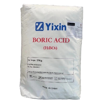 CAS 10043-35-3 Ácido bórico de cristal branco H3BO3 Código HS 28100020 Para fábrica de vidro