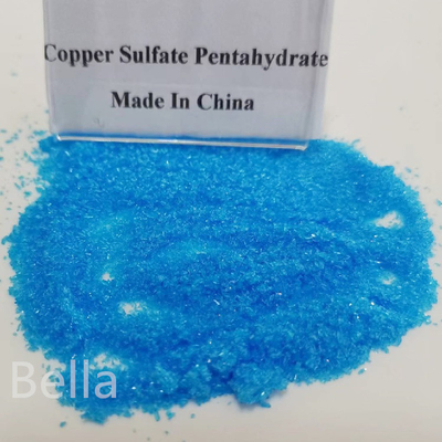 Tratamento de águas Alimento para animais Sulfato de cobre de cristal azul Puridade 96% CuSO4.5H20 Pentahidrato Sulfato de cobre