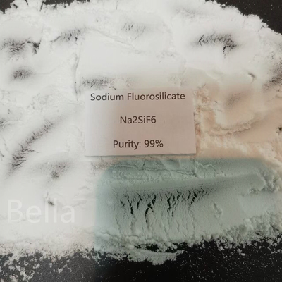 CAS 16893-85-9 Na2SiF6 Puro cristalino branco 99% de silicofluoreto de sódio para vidro borosilicato